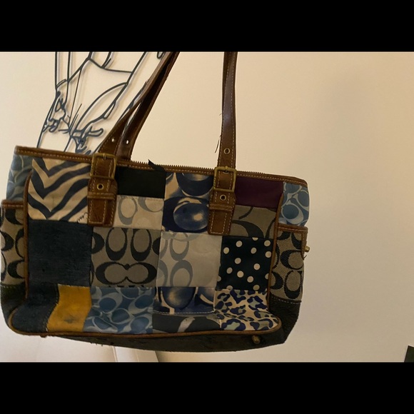 COACH Vintage bag. Checkered patterns - Picture 4 of 5